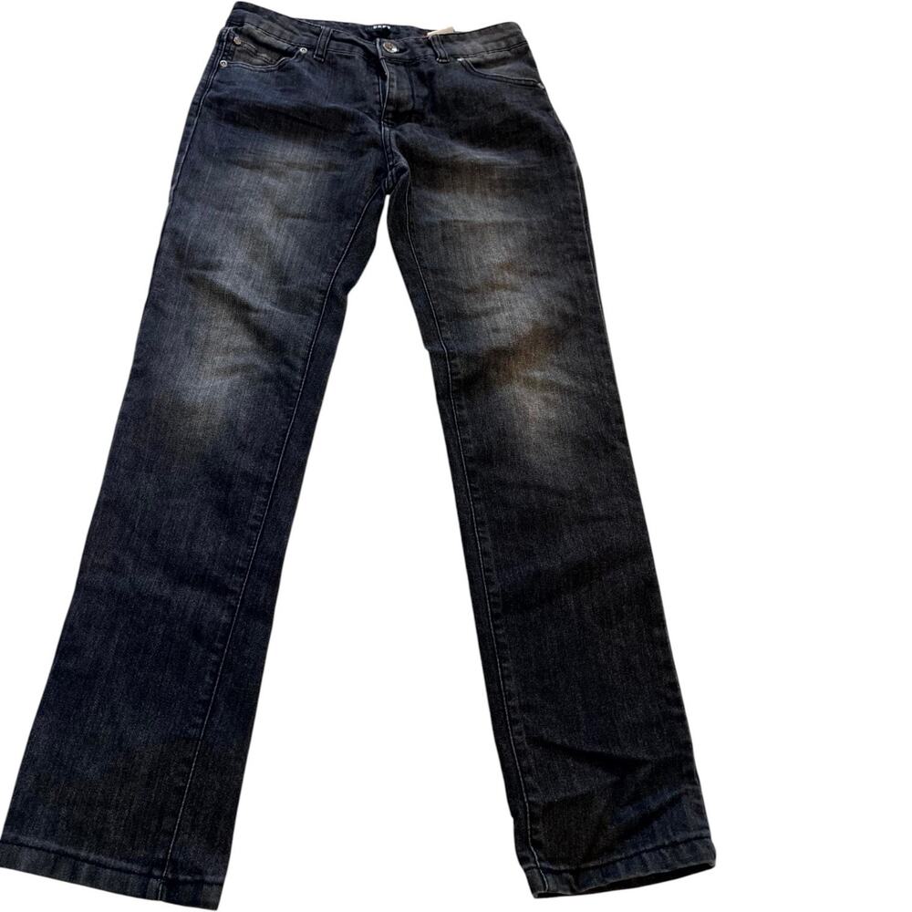 DKNY Womens Bootcut Jeans Dark Wash Stretch Denim Size 14 Casual